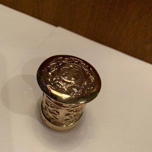 Ornate Gold Tone Wine Bottle Topper - Picture 2 of 12